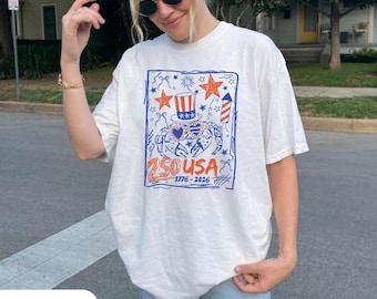 250 chemise USA, tee-shirt 250e anniversaire de l'Amérique, chemise crabe 1776-2026, chemise 4 juillet 2026, chemise drôle 4 juillet, t-shirt crabe oncle Sam