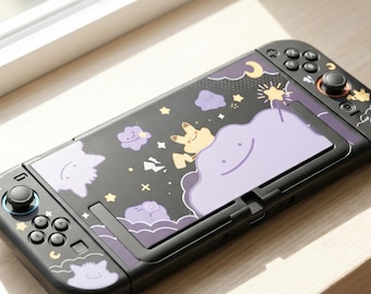 Custodia Ditto per Nintendo Switch 2, guscio rigido opaco Pokémon, cover Kawaii per Switch, custodia protettiva carina, regalo per giocatori