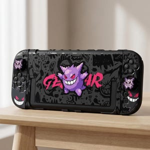 Gengar Nintendo Switch 2 Case, Kawaii Pokémon Anime Switch Cover, Protective Shell, Gamer Gift, Gaming Accessories