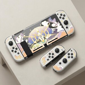 Arceus Nintendo Switch 1 & OLED Case, Pokémon Switch Cover, Kawaii Protective Shell, Separable Joycon Case, Gamer Gift, Switch Accessories