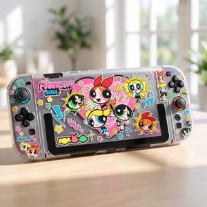Cute Cartoon Nintendo Switch 2 Case, Matte Transparent Hard Shell Cover for Switch OLED, Kawaii Joy-Con Protective Shell, Gamer Gift