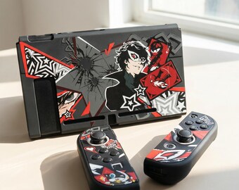 Persona 5 Ren Amamiya Nintendo Switch Case, Anime Hard Shell Cover, Kawaii Switch / OLED / Lite / 2 Protective Case, Gamer Gift