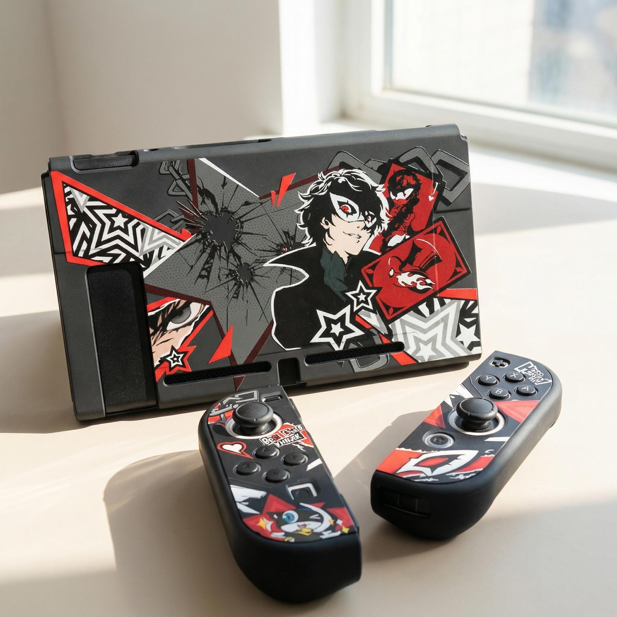 Nintendo Switch 有機ELモデル純正プロコンペルソナ5マリオRPG Persona 5 Switch Controller - Etsy