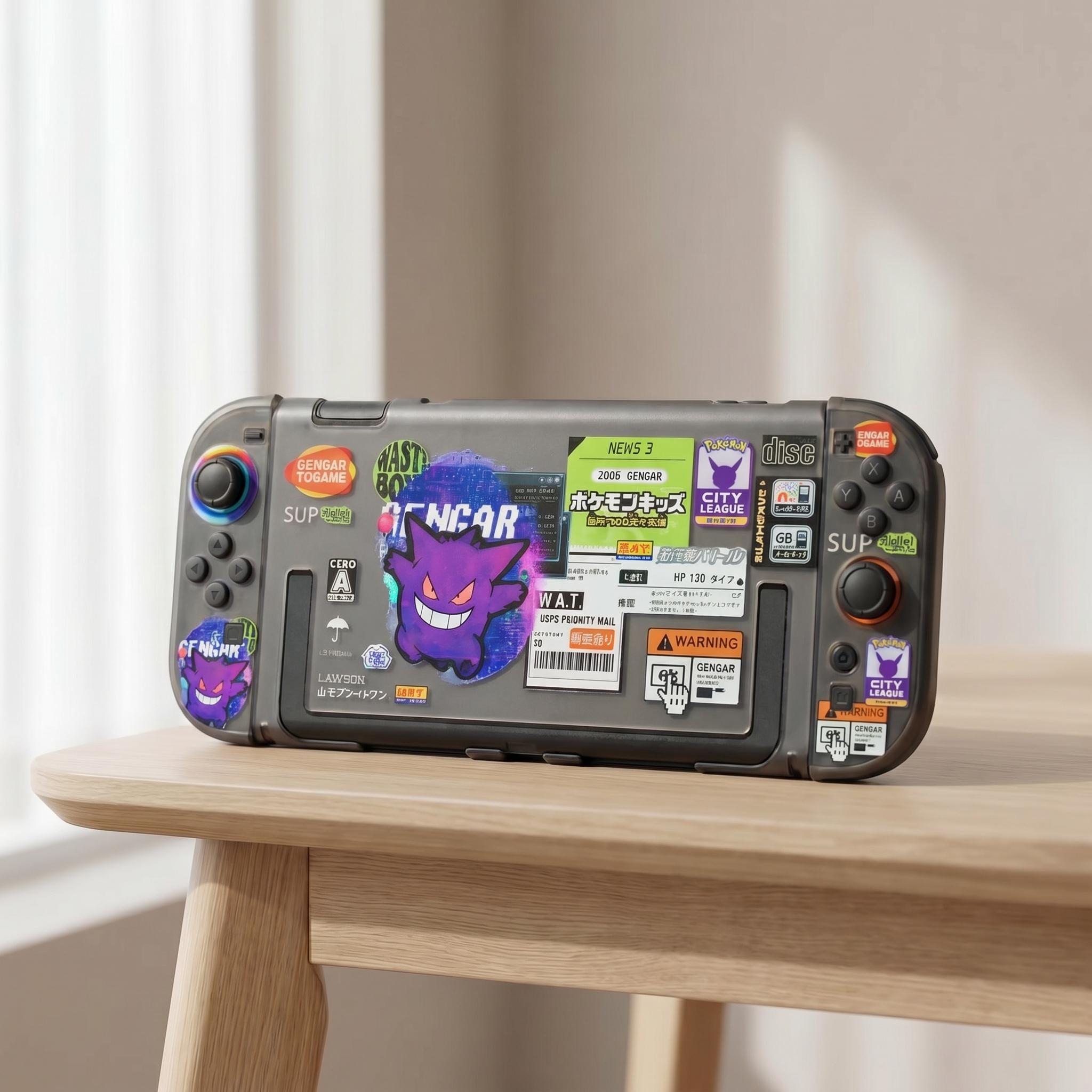 Gengar Nintendo Switch 2 Case - Pokémon Kawaii Protective Shell - Anti ...