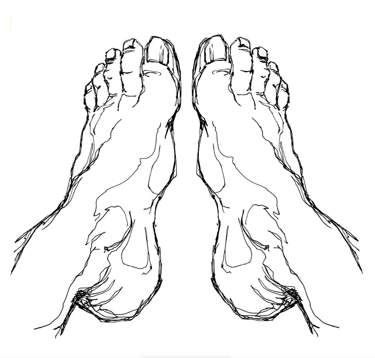 How to Draw Feet Step by Step Drawing Guide Human Anatomy Art Book for ...