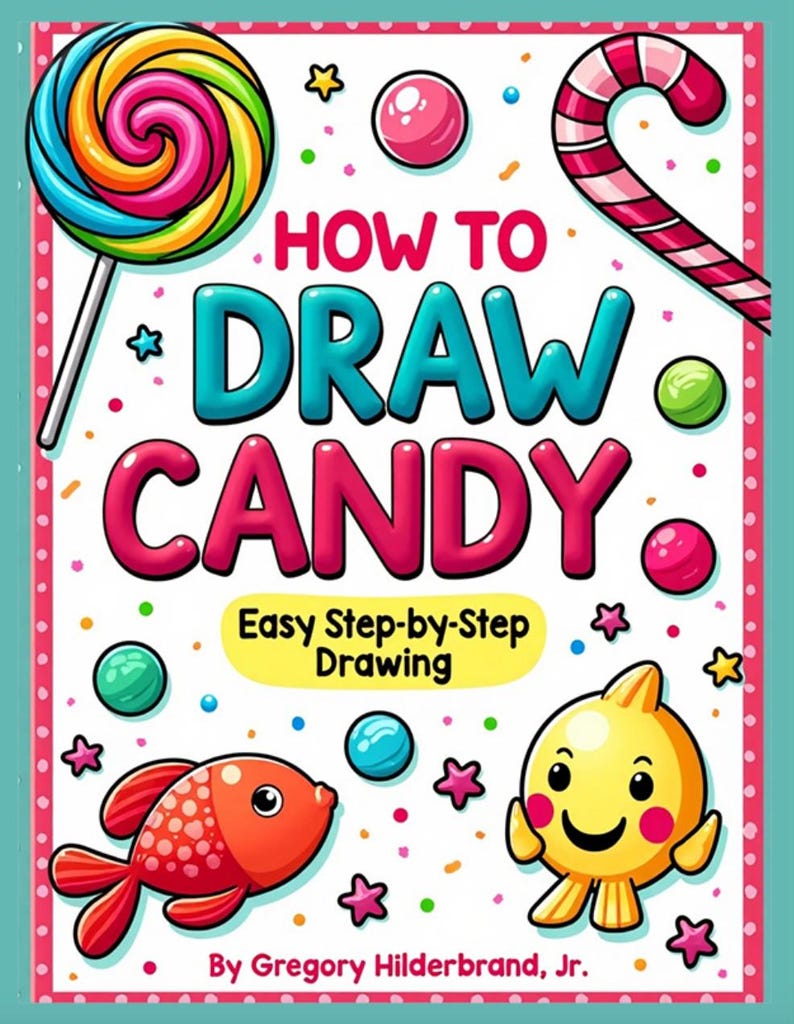How to Draw Candy - Etsy