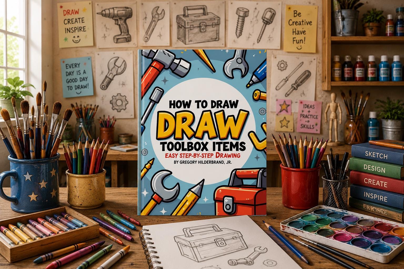 How to Draw Tool Box Items - Etsy
