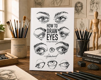 How to Draw Eyes, Printable Step-by-Step Drawing PDF, Learn and practicing drawing book