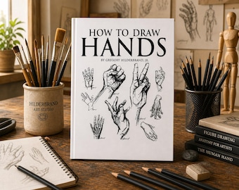 How to draw hands, Easy hand drawing guide book, Portrait drawing tutorial, Learn To Draw Art, Drawing Practice Lesson