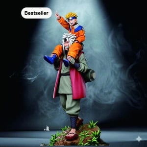 Training Duo Statue | Sage Mentor and Spirited Student | Collectible Figures | STL 3D PRINT Files