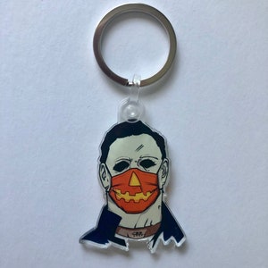 Masked Maniacs Michael Keychain image 2