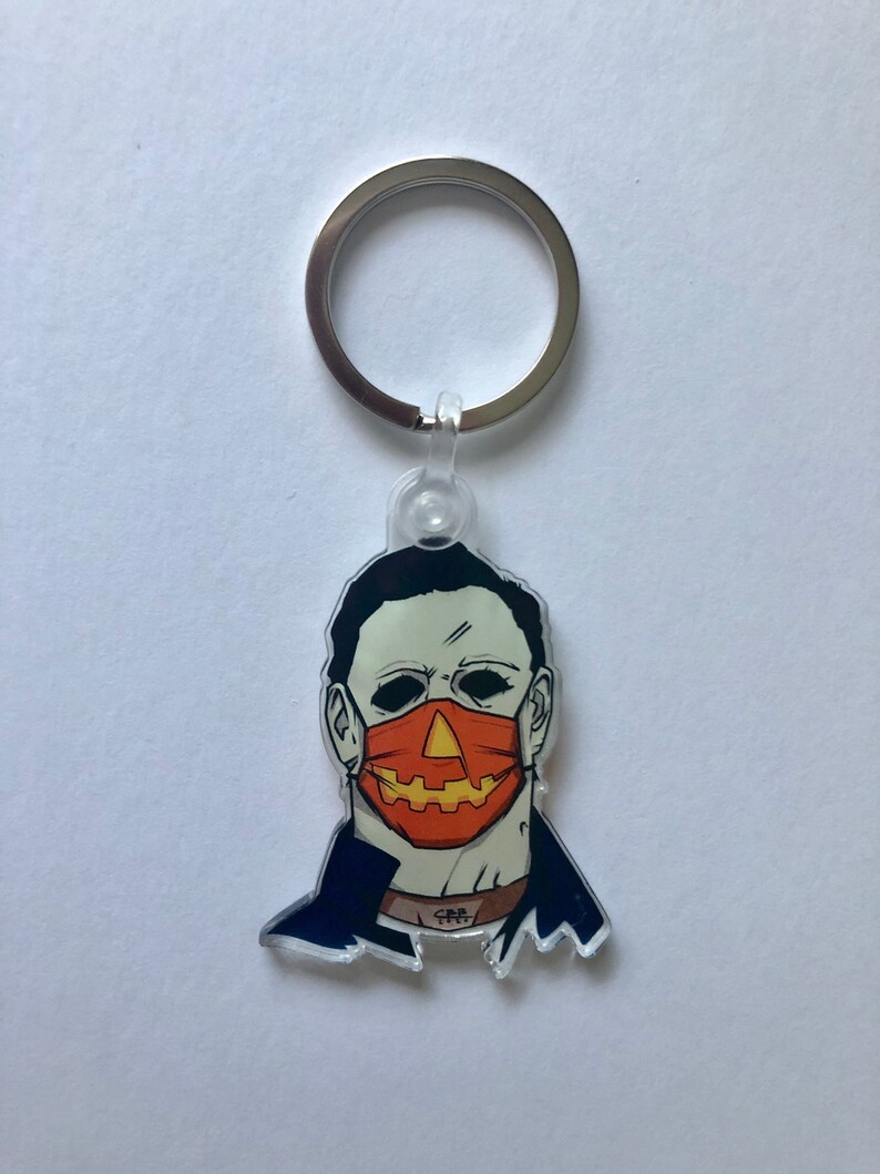 Masked Maniacs Michael Keychain image 2