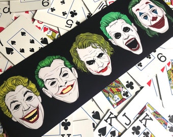 Masks of the Clown Prince - Fan Art Print - Jokers on Film