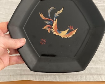 Japanese vintage designer plates set of 5