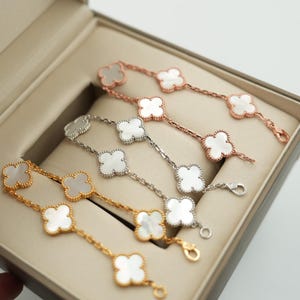 Vca rose gold alhambra bracelet van cleef - Etsy 日本