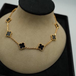 Van cleef alhambra black necklace - Etsy 日本