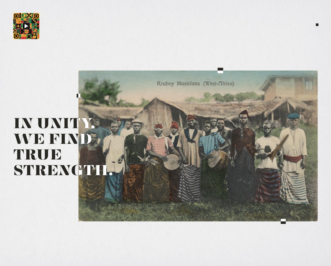 African Unity Poster: Ghana Cultural Group Portrait Art, Historical ...