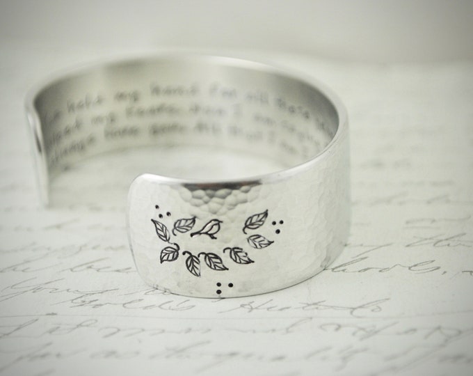 A Friend is One That Knows You Secret Message Hand Stamped - Etsy
