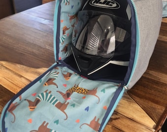 Bolsa personalizada para capacete de motocicleta