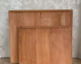 Grandes Teigbrett em Buchenholz com Anschlagkante | Backbrett beidseitig | Nudelbrett Holz | 3 grandes 40x50, 50x60, 60 x 70 cm