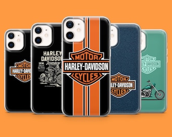 Harley Davidson Handyhülle Motorrad Rider Cover für iPhone 17, 16Pro, 15, 14, 13, 12, Samsung S26, S25, S24, S23, A16, A56, Pixel 10, 9Pro