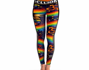 Rainbow Phoenix Leggings – Gender Equality & Inclusion Activewear