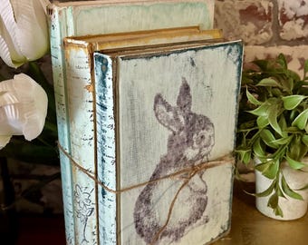 Decorative Books, Bookshelf Items, Vintage Book Sets,  Home Decor, Modern Farmhouse, Gift for Home Decorating