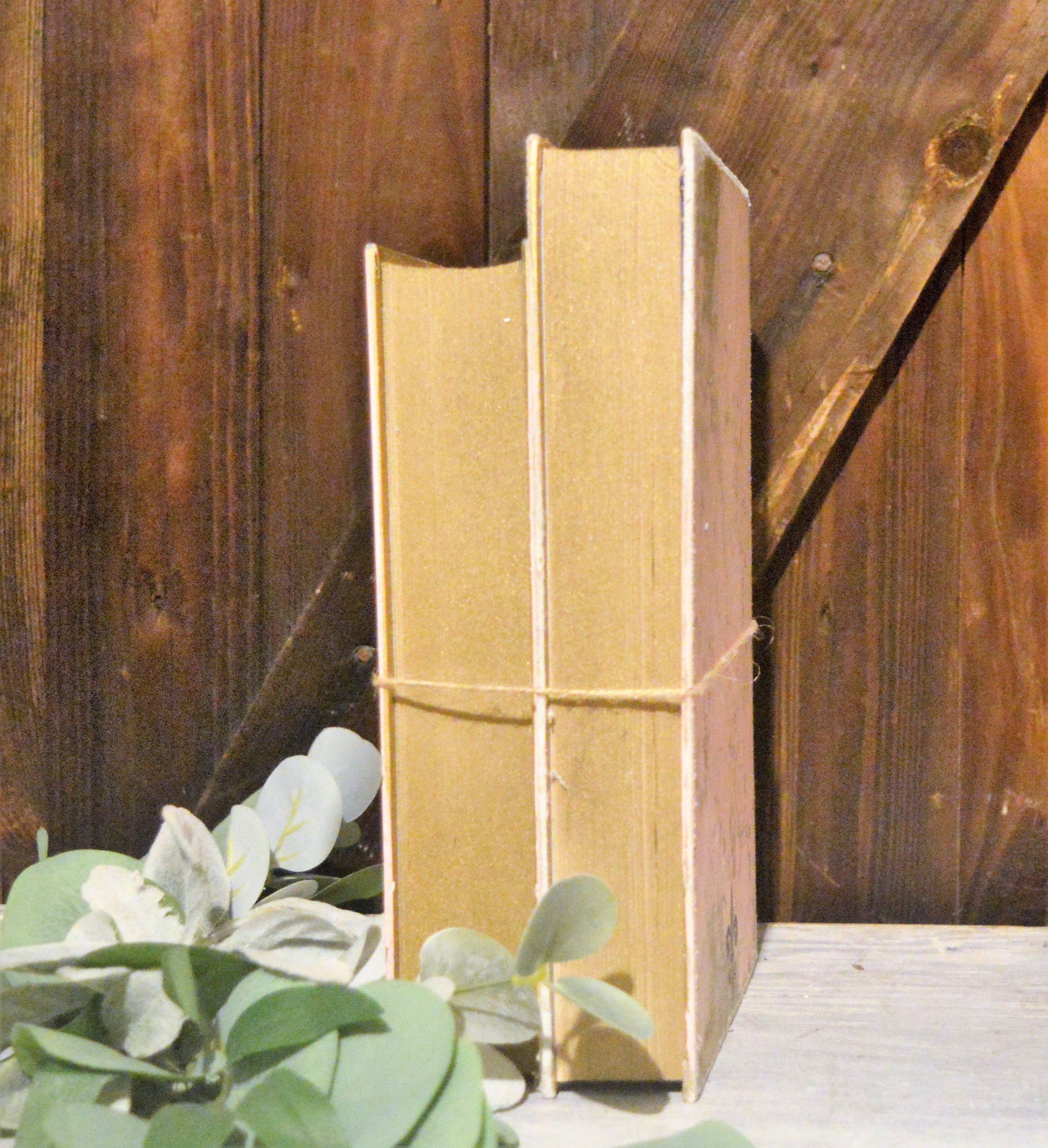 Old Book Stack, Painted Pink Vintage Book Bundle, French Love