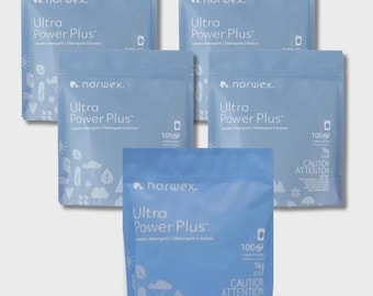 Norwex Ultra Power Plus™ Laundry Detergent 1kg or 2.2lb Pack of 5