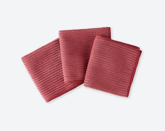 Norwex Channel Textured Kitchen Cloth Trio pomegranate