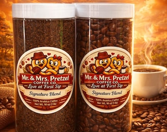 Ground or Whole Bean Coffee, 16oz Medium Roast.