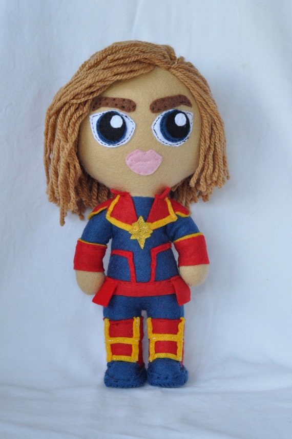 captain marvel plush doll
