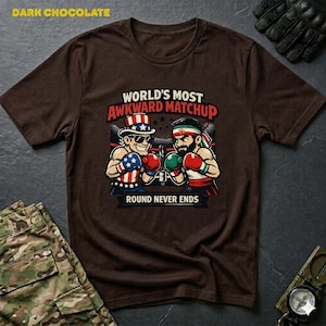 T-shirt de guerre d'affrontement le plus gênant du monde | T-shirt citation drôle