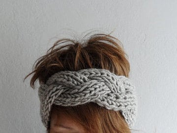 ★SCULPTOR★ Eyelet Knit Hairband Melange Gray SC25S615MG Eyelet Knit Hairband Black – Sculptor