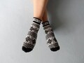 Boot Socks Women Socks Ankle Socks Snowflakes Printed Socks Ladies Socks