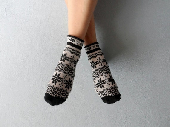 ladies printed socks
