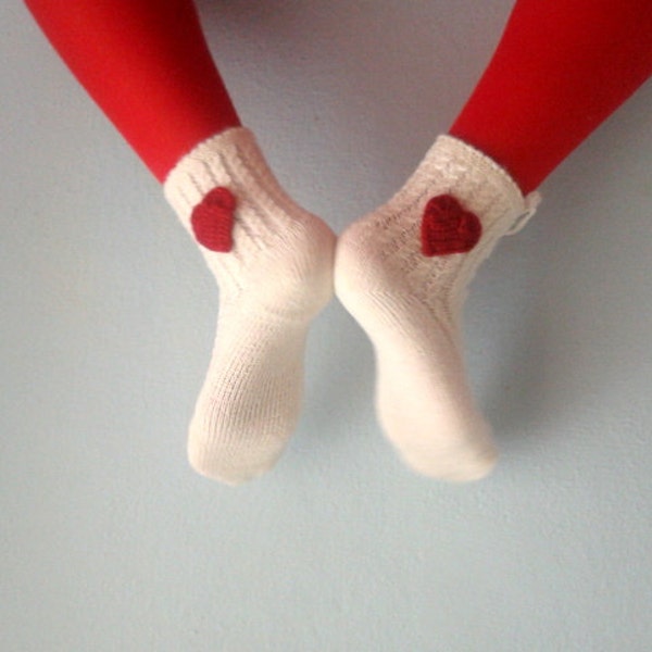 Of White Slipper Socks, Lacing Slippers for Women, Heart Socks, Women Socks