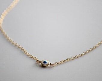 Collar de Mal de Ojo / Nazar / Amuleto de Protección / Joyería Delicada / Idea de Regalo