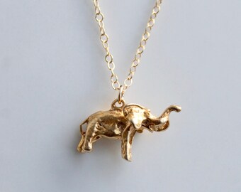 Elephant Charm Necklace | Sample Sale | Bohemian | Long Necklace | Little Hawk Jewelry