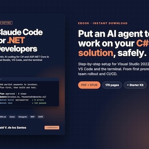 Claude Code著『.NET開発者のためのAI C#コーディングガイド』（2026年版）（デジタルダウンロード版）