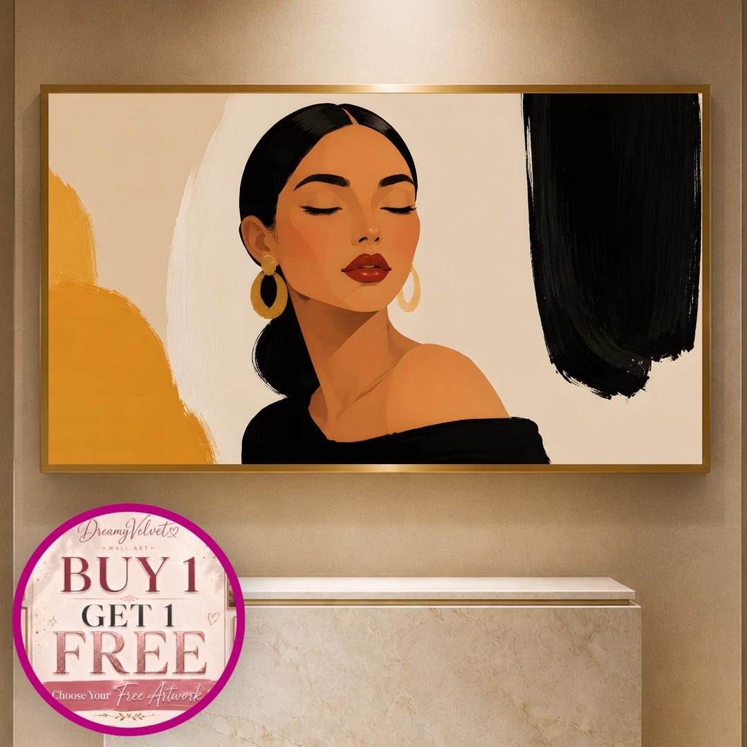 Modern Feminine Printable Wall Art, Minimalist Fashion Portrait ...
