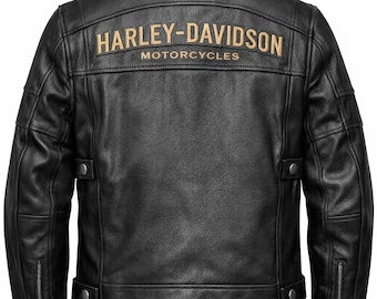 Kurtka motocyklowa Harley-Davidson Golden Legacy – edycja tylna