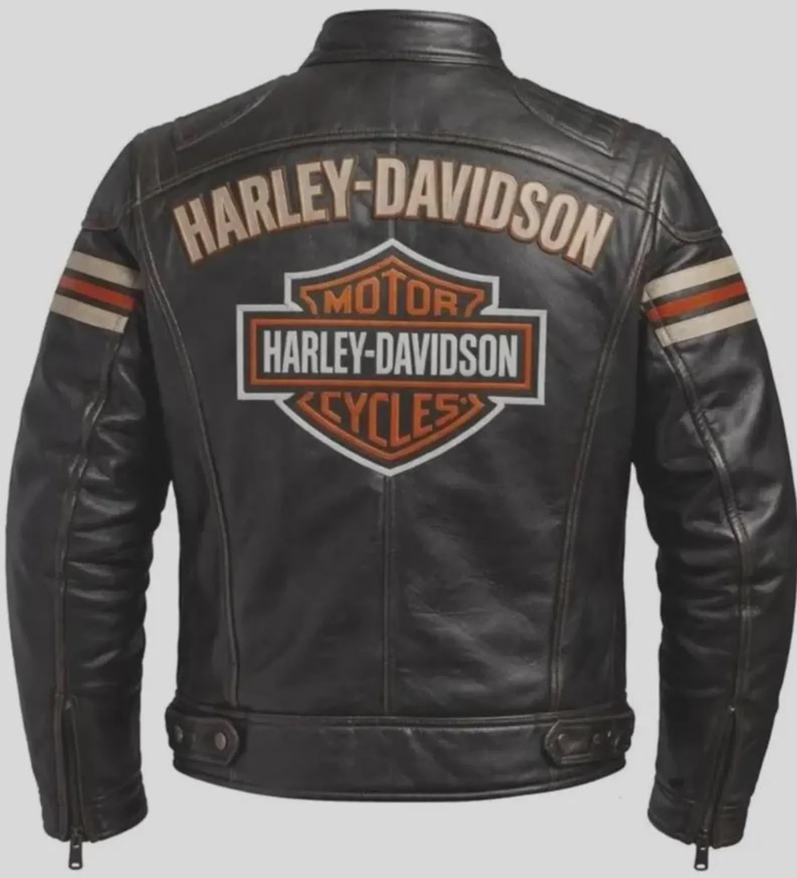Harley Davidson Leather Jacket - Etsy Canada
