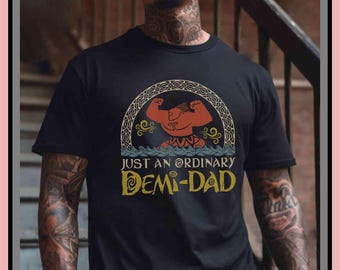Retro Disney Men Maui Demi Dad T-shirt, Moana Daddy | Vintage Graphic Tee | Cute Trendy Shirt | Unisex Adult Kid | Aesthetic Gift | GA772