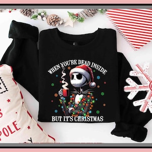 Jack Skellington Shirt, Nightmare Before Christmas Sweatshirt – Unisex T-Shirt, Hoodie, Kids Tee & Baby Romper | All Colors | Premium DTF Print