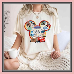 Pixar Cars Shirt, Disney Lightning McQueen Tee – Unisex T-Shirt, Hoodie, Kids Tee & Baby Romper | All Colors | Premium DTF Print