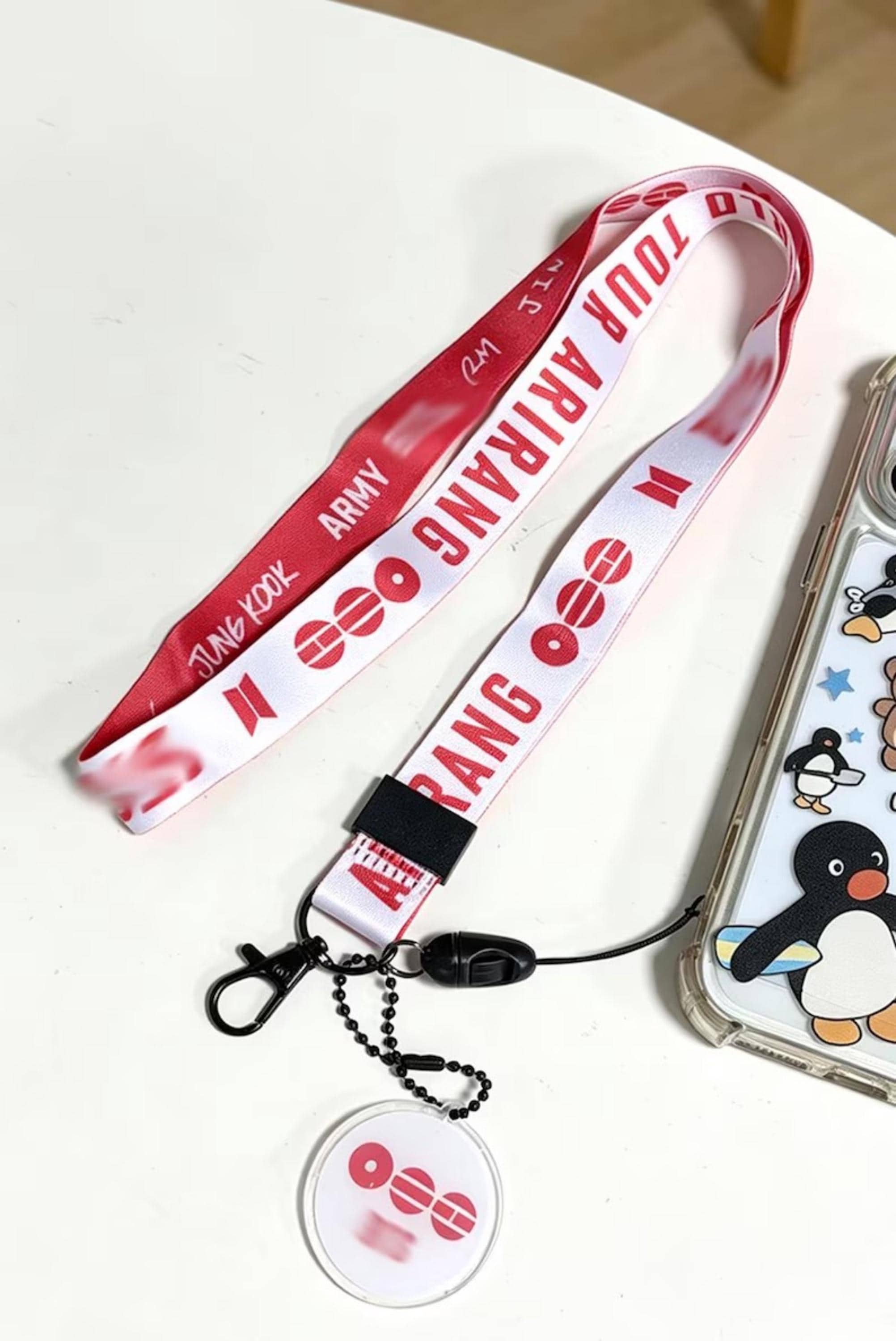 BTS Arirang Lanyard Keychain, Army BTS Neck Strap, 2026 World Tour