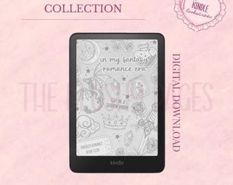 Nella mia era fantasy romantica, schermata di blocco Kindle - Sfondo estetico - Salvaschermo Kindle, download digitale - Estetica da libro