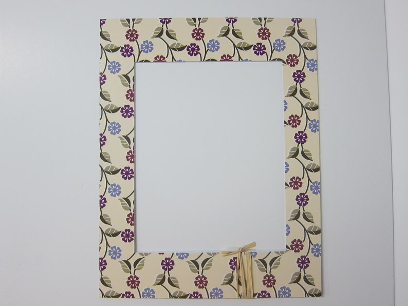 Purple Mattes Flower Frame Matte Purple Flower Decor 8x10 Flower Matte Matte with Flowers 11x14 Flower Matte Floral Matte