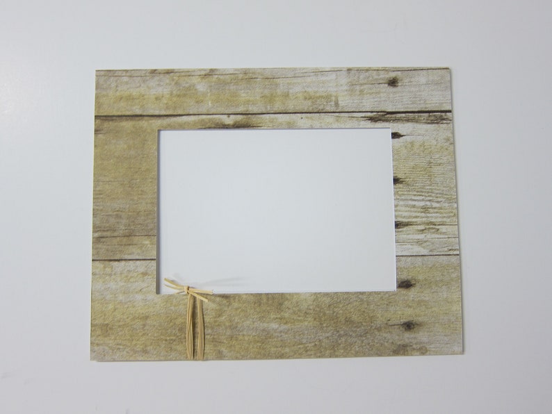 8x10 Rustic Matte Cabin Decor Wood Print Matte Rustic Frame Etsy